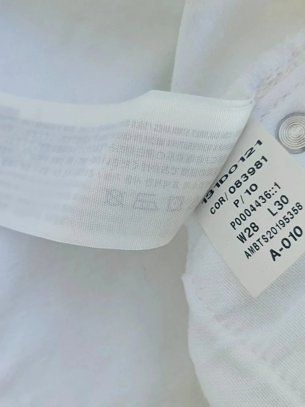 Abercrombie & Fitch Women Jeans White Denim Athletic Skinny Stretch Size 28W 30L - Picture 12 of 13